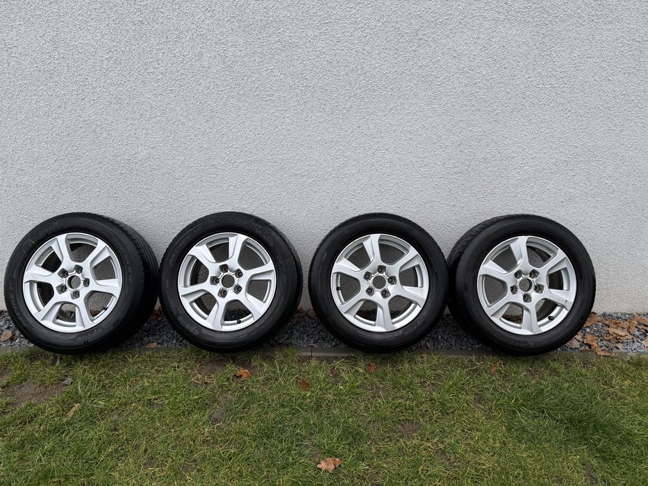 Felgi 5x112 z oponami lato 16 oryginal Audi