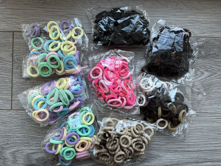 Резинки для волосся набір 50 штук