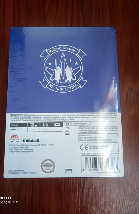 Rollinggunner+Overpower Nintendo switch