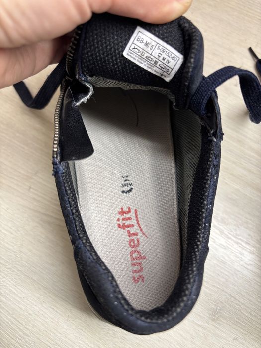 Кожаные ботинки, кроссовки Superfit, gore-tex.