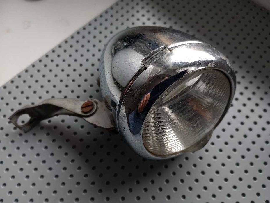 Lampa rowerowa przednia Bosh, zabytek, vintage, retro