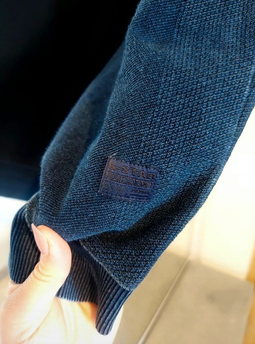 G-Star Raw sweter bluza męska roz L granatowa