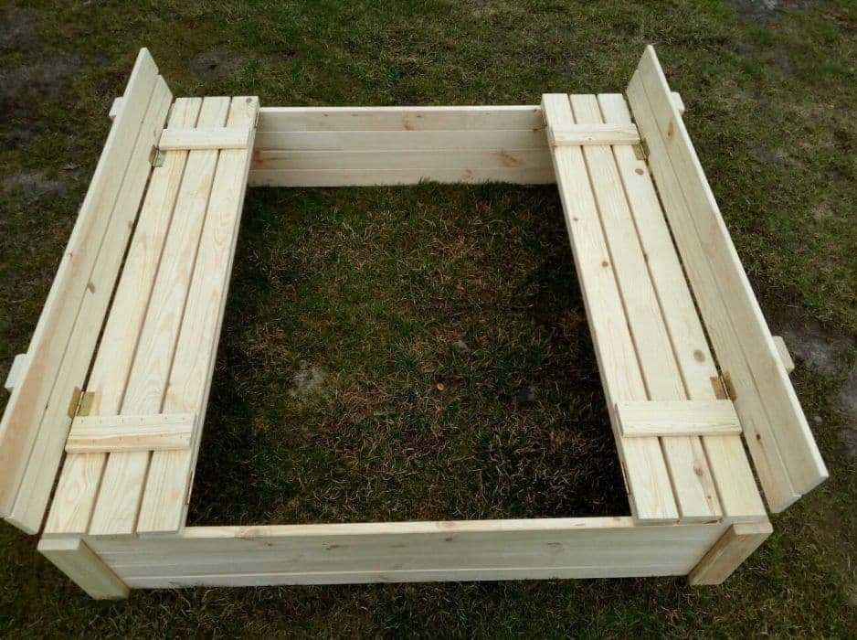 Piaskownica drewniana