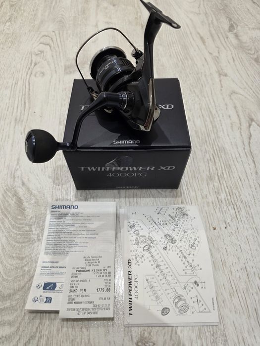 Kolowrotek SHIMANO TWIN POWER XD 4000PG Nowy