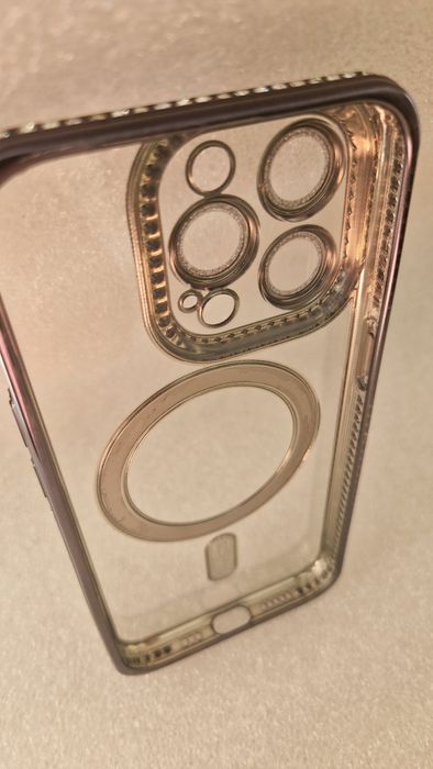 Bling Magsafe Case do Iphone 14 Pro czarny