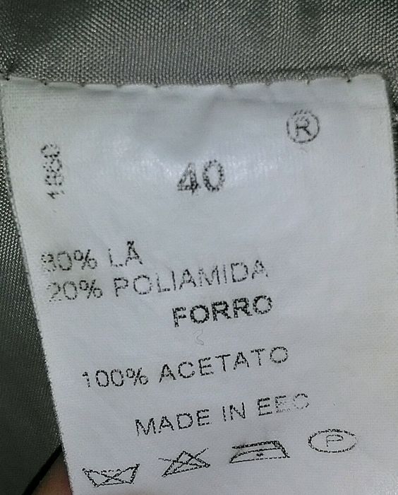 Casaco cinzento tam 40