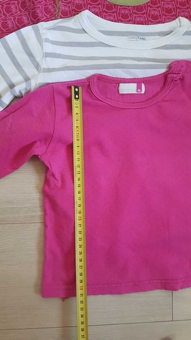 bluzki długi rękaw zestaw 92 cm