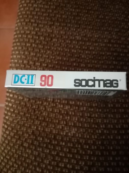 Cassete audio Socimag DC-II virgem e selada