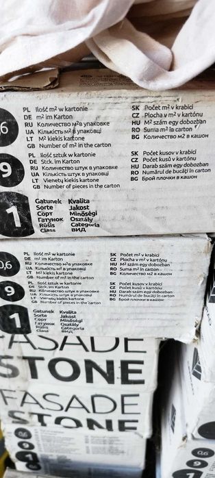 płytki ścienne na zewnątrz lub wewnątrz antracyt 15m2