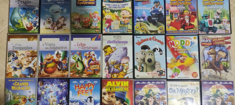 Various DVDs of Movies for Babies and Children: Panda, Bob the Builder, Noddy64552977006594124