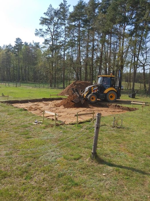 Usługi koparko ładowarką, roboty prace ziemne, koparka Słupsk wywrotka