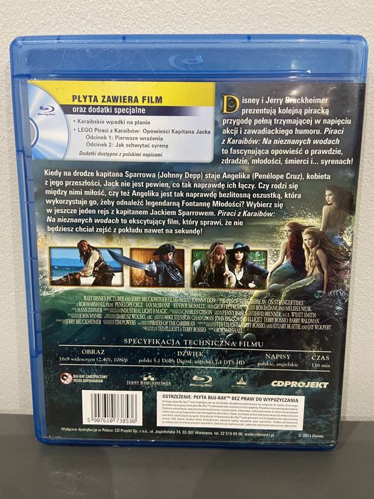 Filmy Blu-Ray Disc Transformers 3, Piraci z Karaibów, Assassins