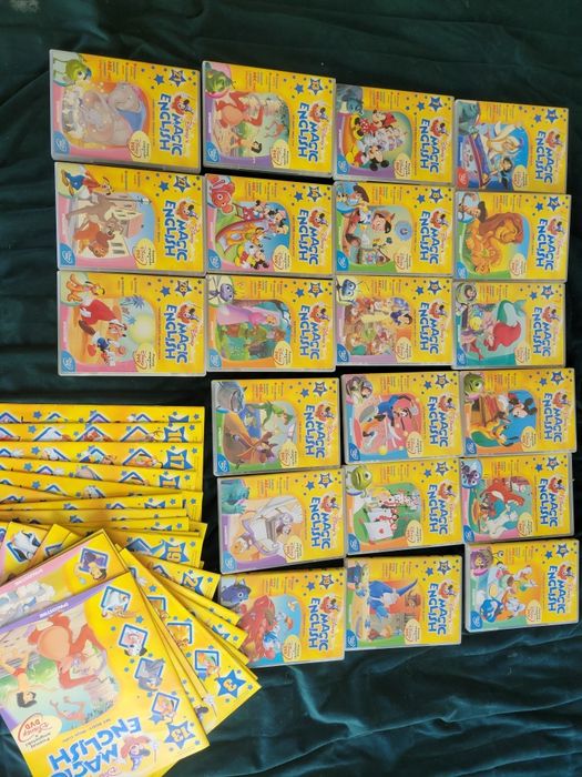 Magic English,angielski, płyty DVD z ksiazeczkami