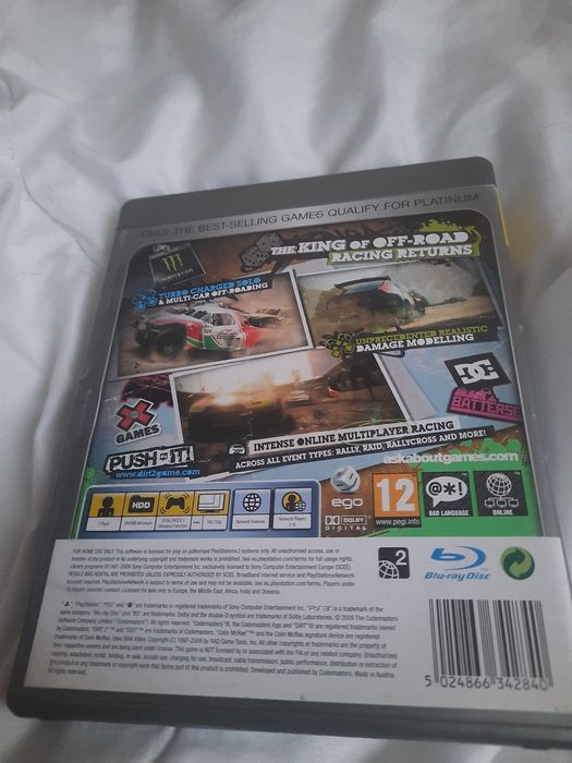 Dirt 2 na konsolę ps3