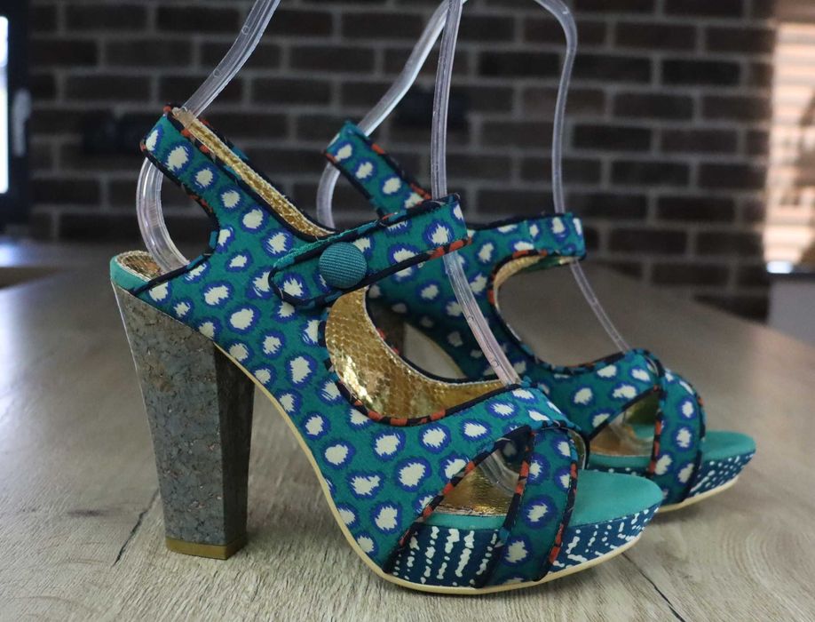 Irregular Choice damskie sandały na słupku 39 ( 25 cm)