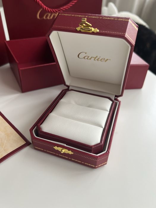 Люкс Комплект під обручки парні колечки Cartier Картьє