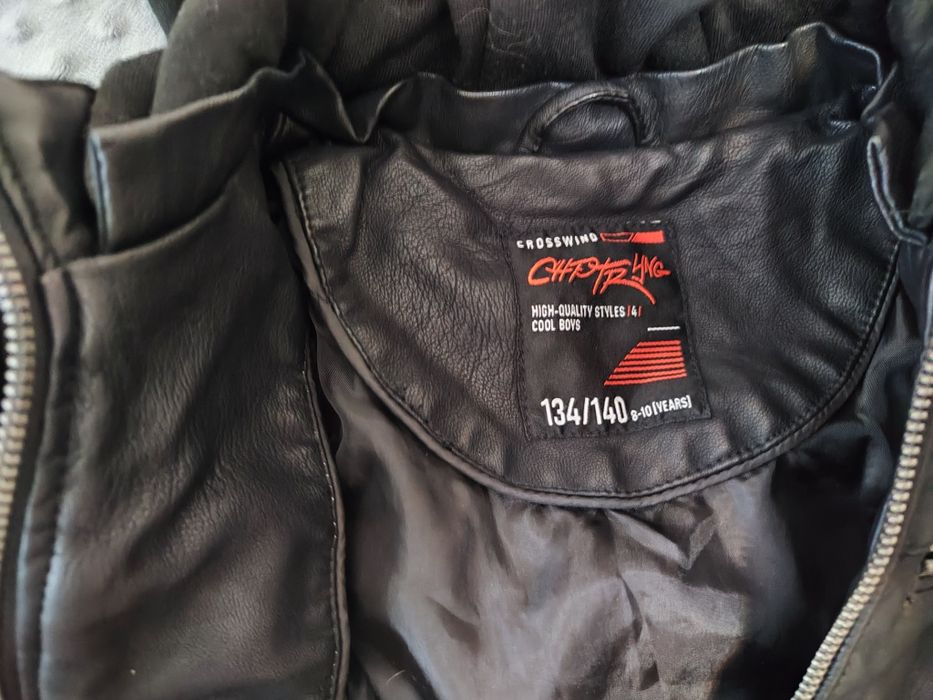 Kurtka "skórzana" chłopięca