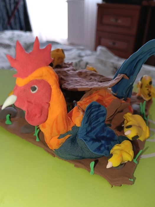 Rodzina kurczaków Hand Made