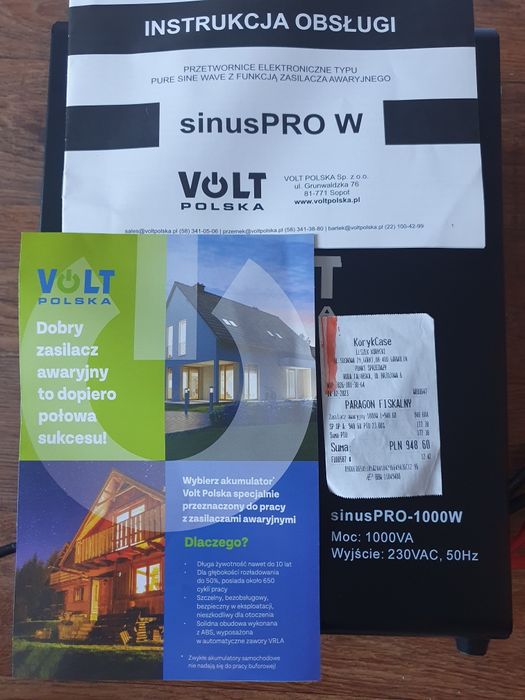 Інвертор Sinus PRO 1000w Volt Polska