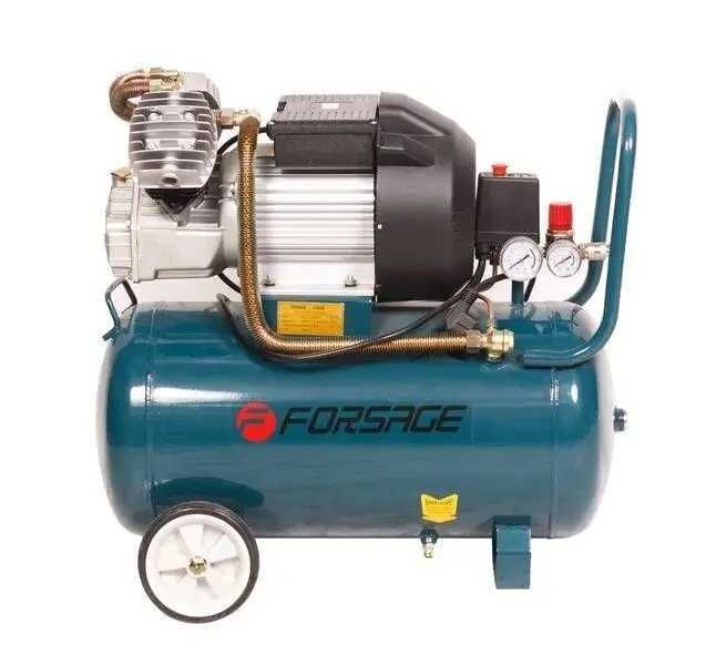 Компрессор ресивер 50 л масляный воздушный двопоршневой Forsage