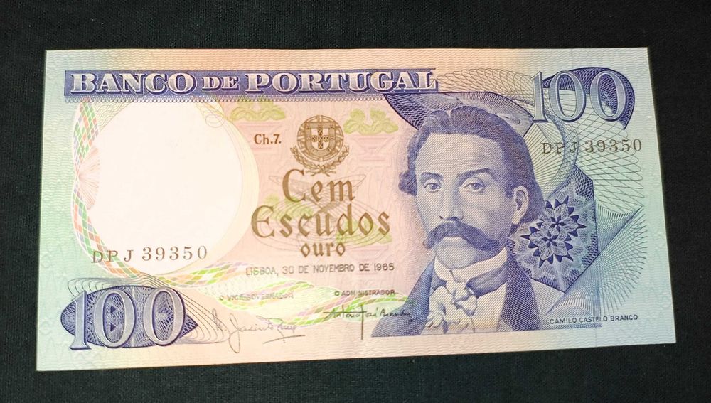 Lote de Notas Antigas de Portugal (Escudos) – Como Novas