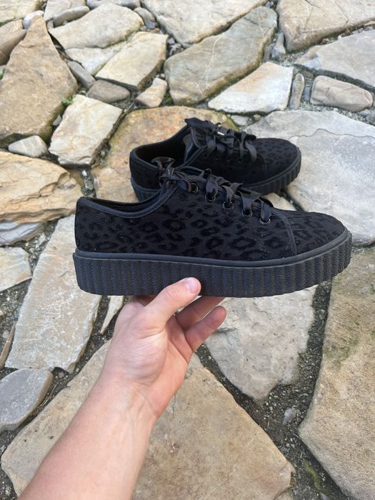 Жіночі Кеди леопардові на платформі