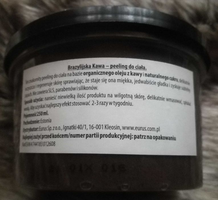 Peeling do ciała cukrowy Organic shop