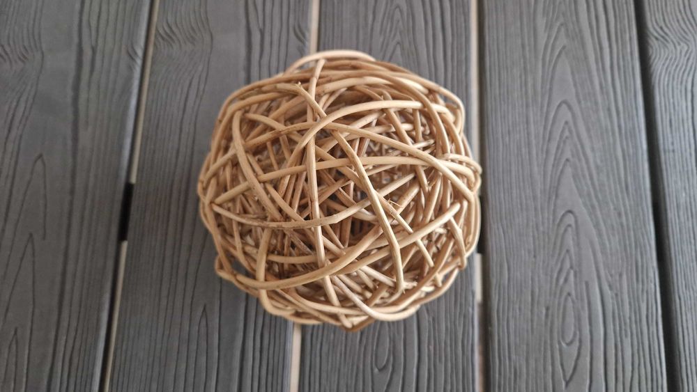 Bola de decoração natural 10 x10 cm