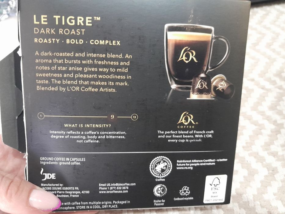 Kapsułki z kawą LOR