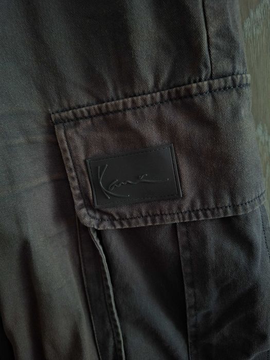 Spodnie bojówki Karl Kani designerskie szare
