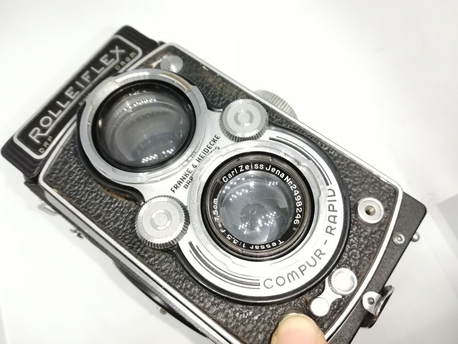 TLR Rolleiflex Automat 3 Carl Zeiss Tessar (acessórios disponíveis)