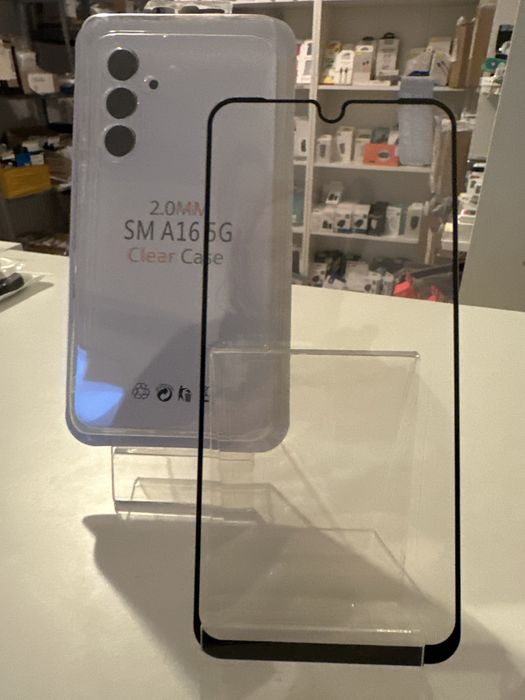 Szkło hartowane i etui przeźroczyste SAMSUNG A16 5G
