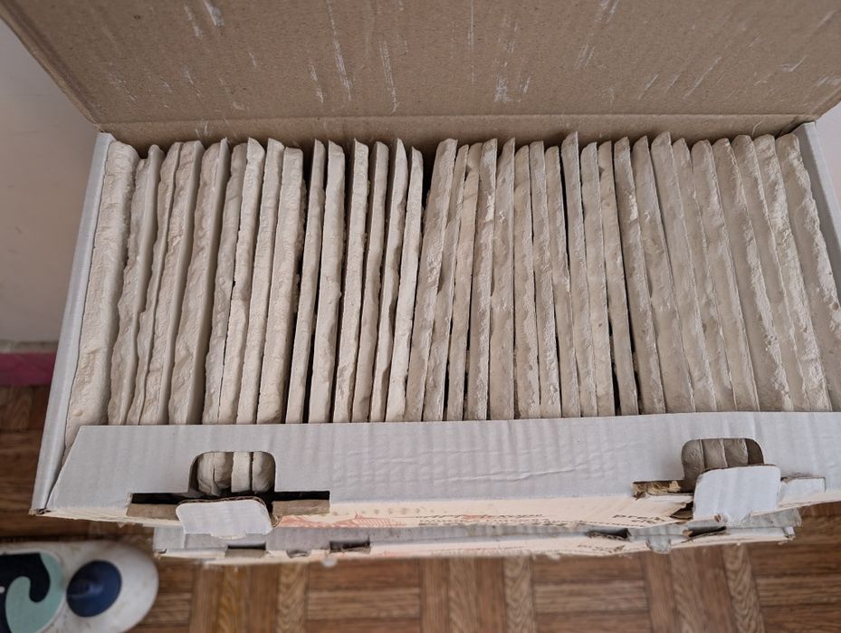 Плитка гіпсова пряма Арт-Декор Бостон преміум 0,7 кв.м