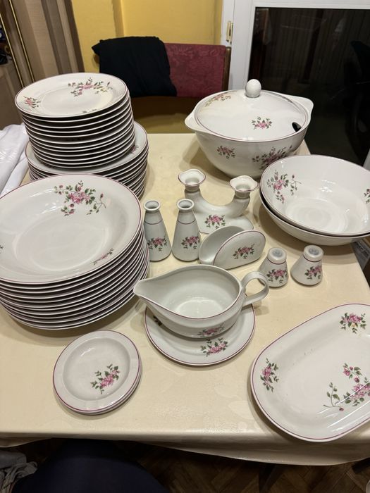 Serwis obiadowy Lubiana 12 osób – porcelana Made in Poland