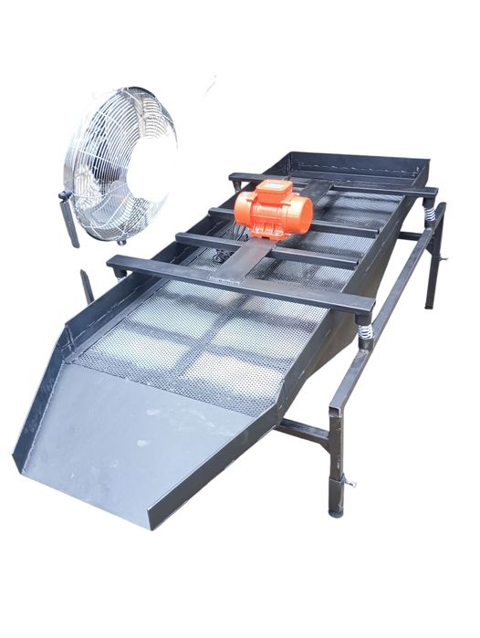 Przesiewacz do pelletu z wentylatorem