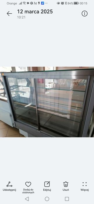 WITRYNA CHŁODNICZA, cukiernicza IGLOO, WITRYNA do lodów  Krimarg