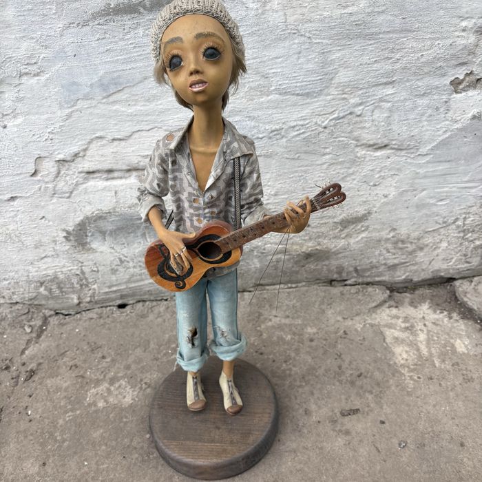 уникальная авторская интерьерная кукла ручной работы.