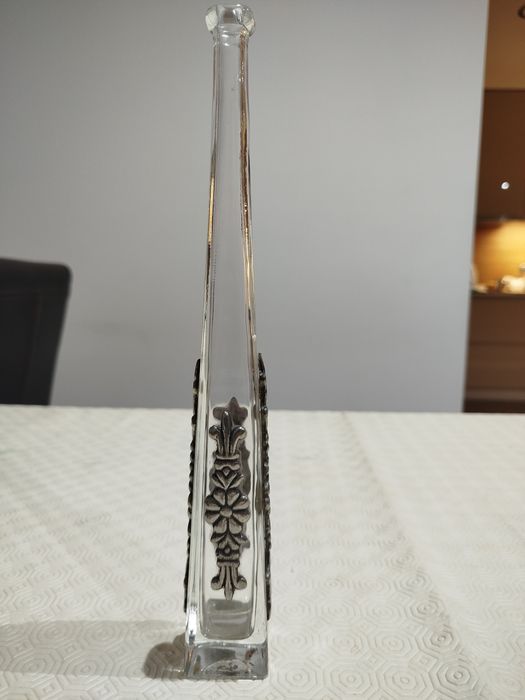 Solitário em vidro e estanho