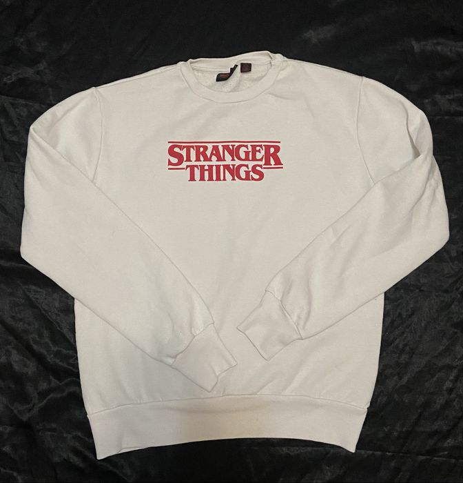 Білий світшот Stranger Things | Netflix