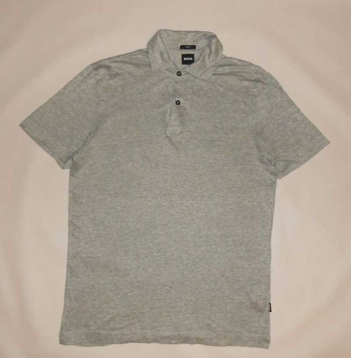 Koszulka Polo Hugo Boss Press-54 (S) 100% Len Linen