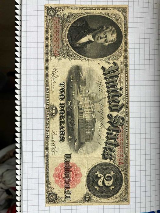 2 dolary, 1917. Stany Zjednoczone Ameryki (USA )