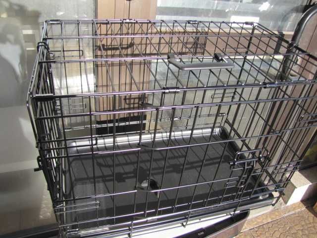 Klatka dla psa metalowa z dnem transporter długość ok. 58 cm