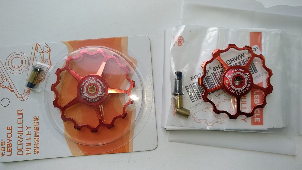 Ролики для заднего переключателя. Велосипед.