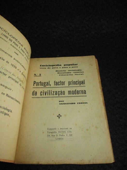 Livro Portugal factor principal da civilização moderna