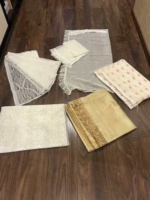 Тюль гардина з тесьмою