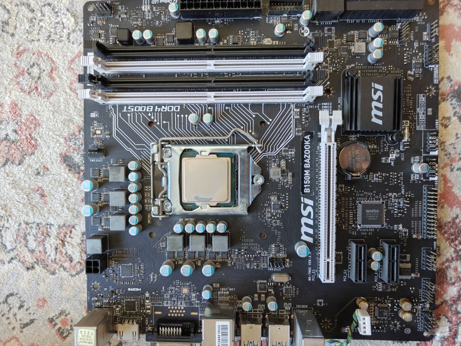 Motherboard MSI B150 bazooka + Intel Core i5-6600