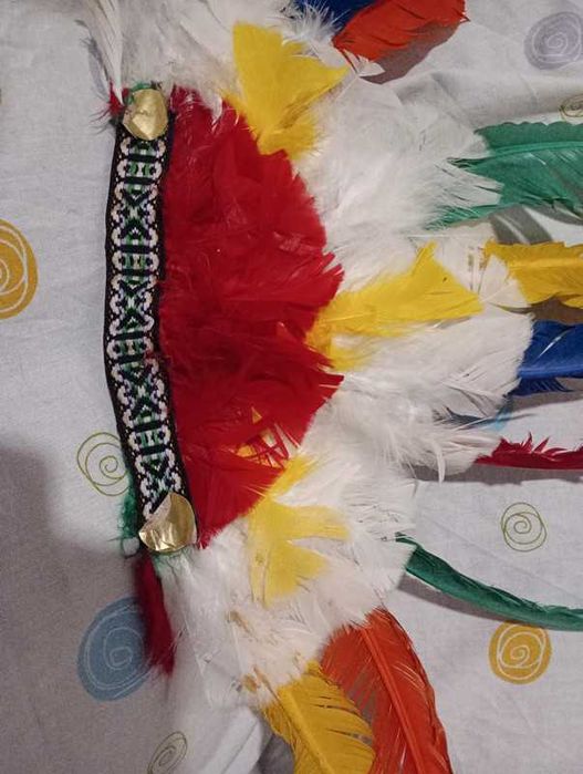 Lote de índio para carnaval
