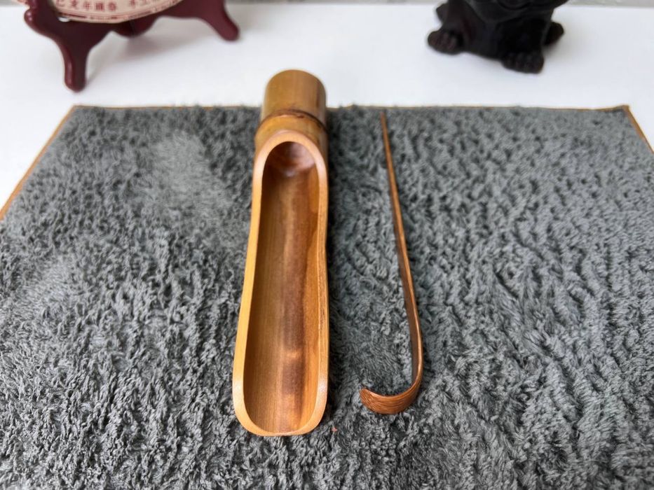 Бамбукове Чахе для Китайського чаю з лопаткою