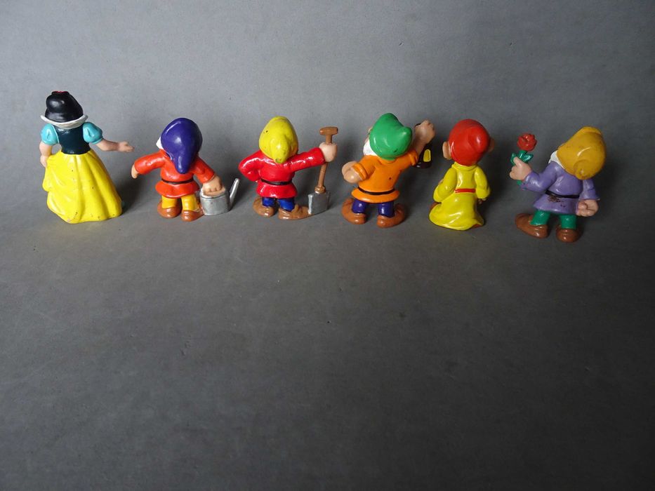 PVC diversos da coleção Branca de Neve e os 7 Anões
