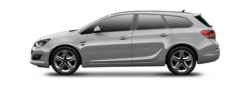 Bagażnik dachowy OPEL Astra J Sports Tourer 2010 do 2015 belki relingi